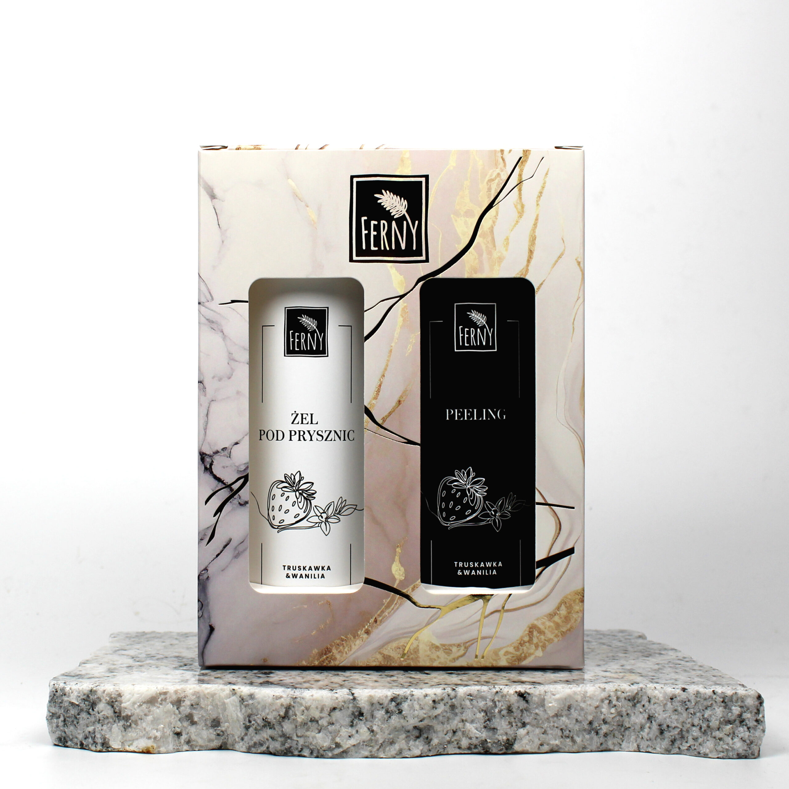 truskawka wanilia zestaw prezentowy